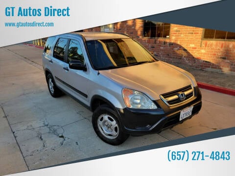 2002 Honda CR-V for sale at GT Autos Direct in Garden Grove CA