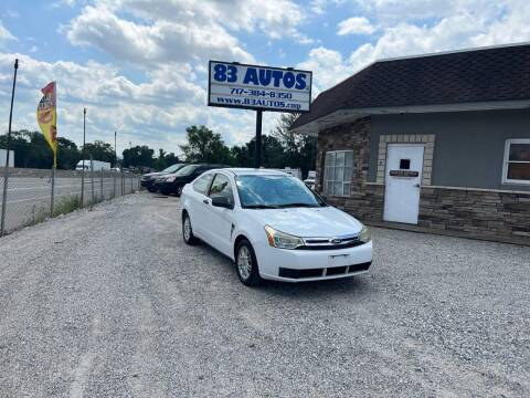 2008 Ford Focus for sale at 83 Autos in York PA