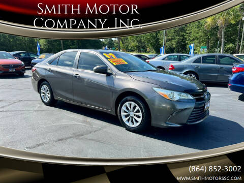 2017 Toyota Camry for sale at Smith Motor Company, Inc. in Mc Cormick SC