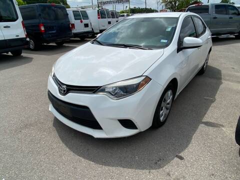 2014 Toyota Corolla for sale at RODRIGUEZ MOTORS CO. in Houston TX