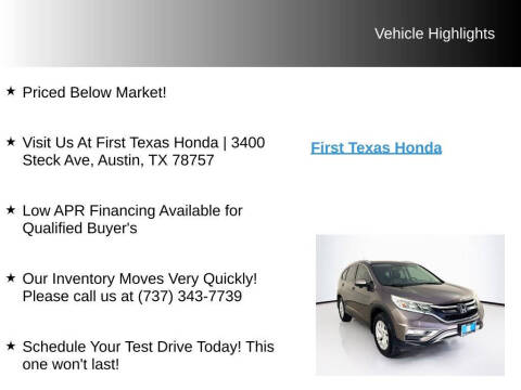2015 Honda CR-V EX-L