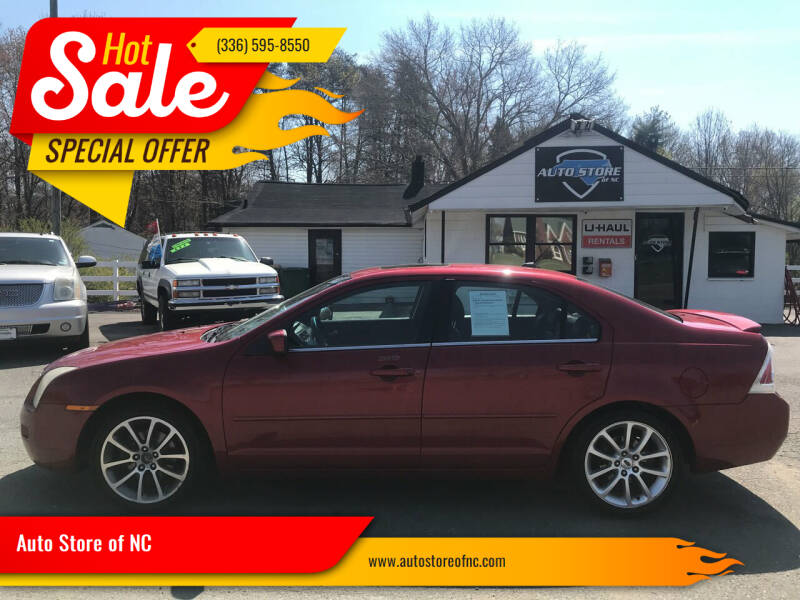2008 Ford Fusion for sale at Auto Store of NC - Walnut Cove in Walnut Cove NC