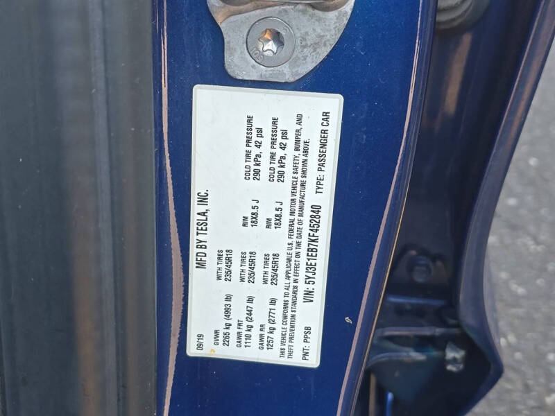 2019 Tesla Model 3 Long Range