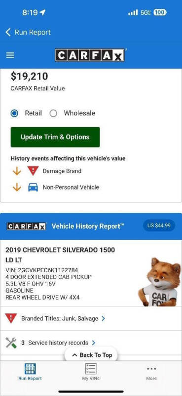 2019 Chevrolet Silverado 1500 LD LT