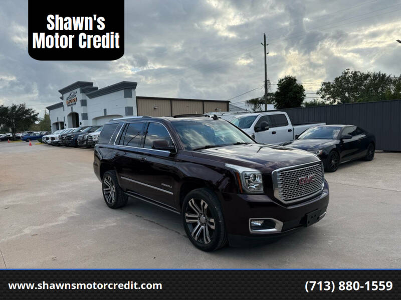 2017 GMC Yukon for sale at Shawn's Motor Credit in Houston TX