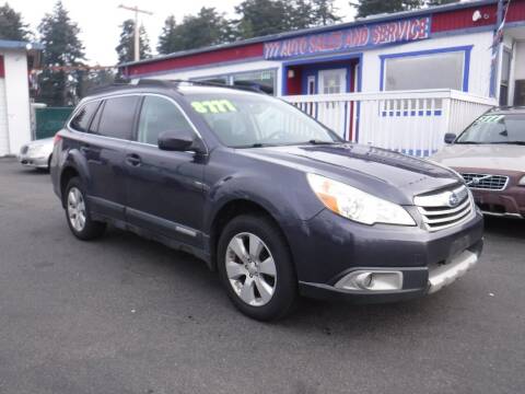 2011 Subaru Outback for sale at 777 Auto Sales and Service in Tacoma WA