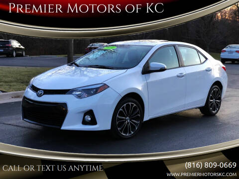 2014 Toyota Corolla for sale at Premier Motors of KC in Kansas City MO