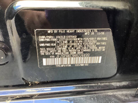 2017 Subaru Crosstrek 2.0i Limited