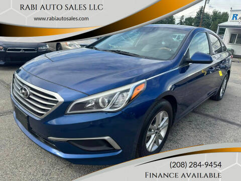 2017 Hyundai Sonata for sale at RABI AUTO SALES LLC in Garden City ID