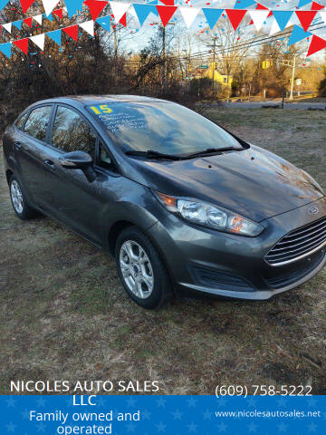 2015 Ford Fiesta for sale at NICOLES AUTO SALES LLC in Cream Ridge NJ