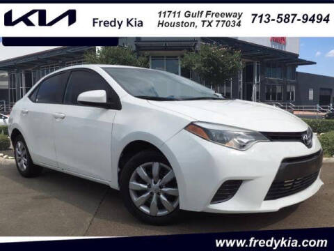 2016 Toyota Corolla for sale at Fredy Cars on West 43rd in Houston TX