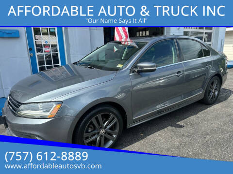 2018 Volkswagen Jetta for sale at AFFORDABLE AUTO & TRUCK INC in Virginia Beach VA