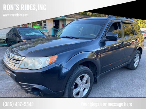 2013 Subaru Forester for sale at RON'S RIDES,INC in Bunnell FL