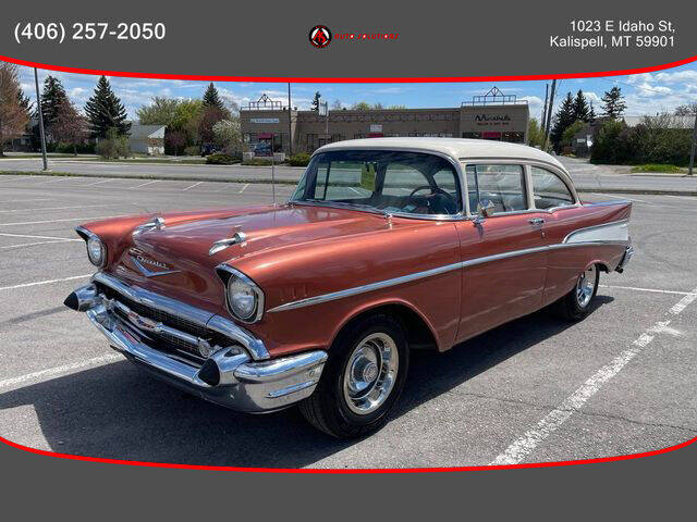 1957 Chevrolet 210 2D Sedan for sale at Auto Solutions in Kalispell MT