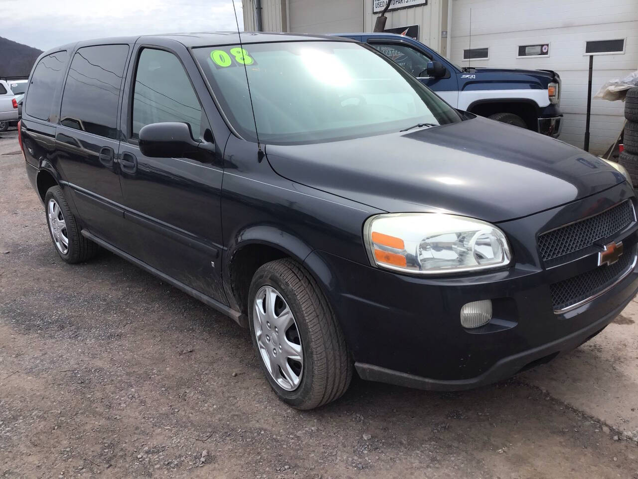 Blue 2008 Chevrolet Uplander LS LS 4dr Extended Mini-Van 1