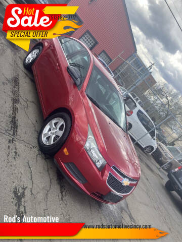 2012 Chevrolet Cruze for sale at Rod's Automotive in Cincinnati OH