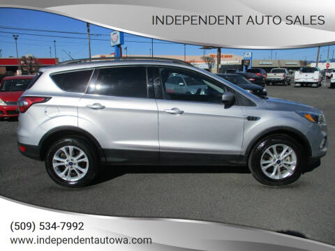 2018 Ford Escape for sale at Independent Auto Sales in Spokane Valley WA