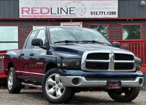 2004 Dodge Ram 1500 for sale at REDLINE AUTO SALES LLC in Cedar Creek TX