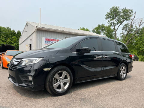 2018 Honda Odyssey for sale at HOLLINGSHEAD MOTOR SALES in Cambridge OH