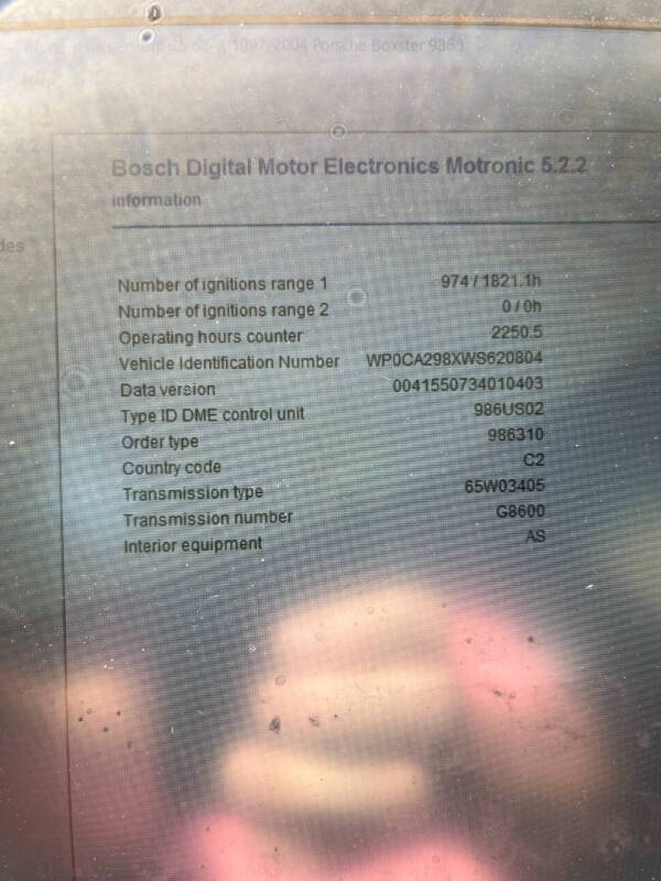 1998 Porsche Boxster