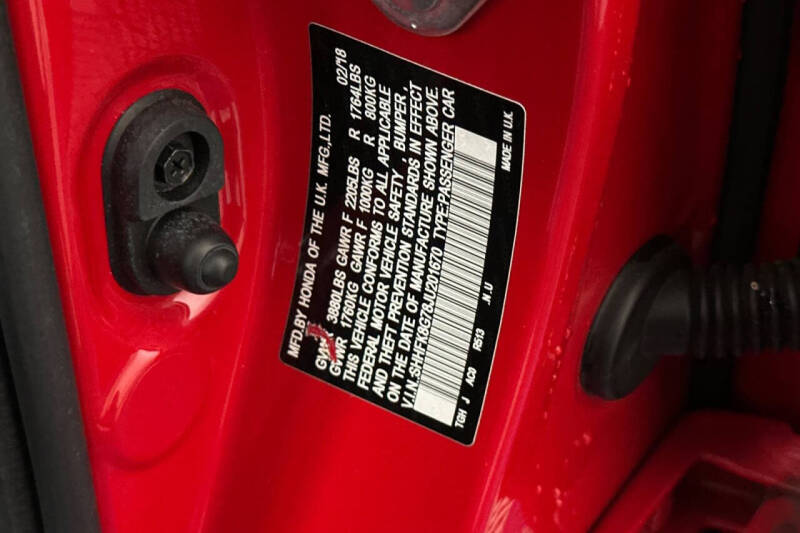 2018 Honda Civic Type R Touring