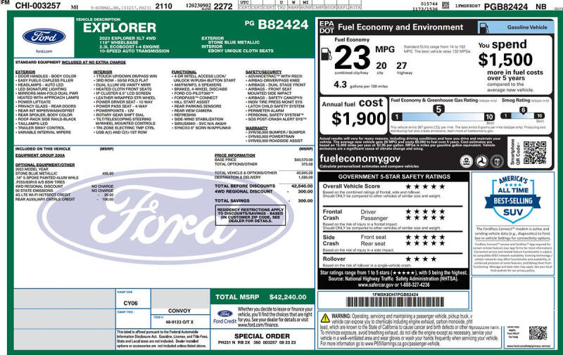 2023 Ford Explorer XLT
