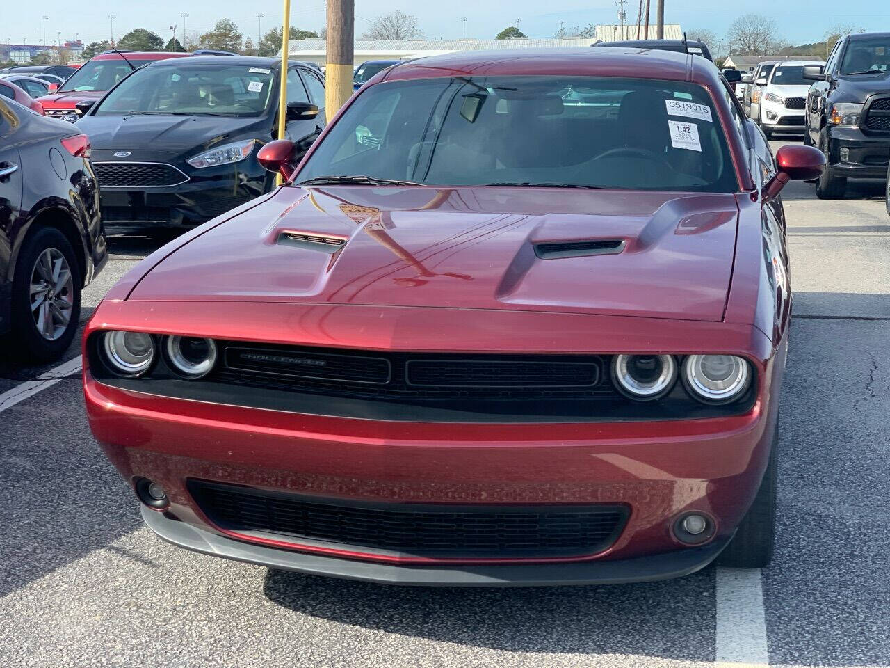 Red 2018 Dodge Challenger SXT Plus SXT Plus 2dr Coupe 12