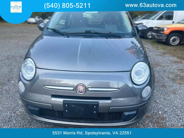 2012 FIAT 500 for sale at 63 Auto Inc in Spotsylvania, VA