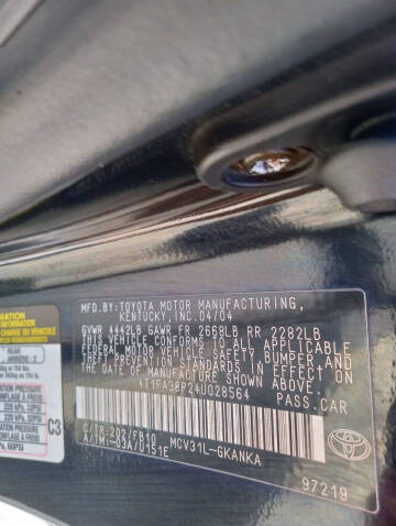 2004 Toyota Camry Solara SE V6