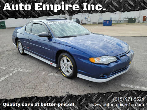 2003 Chevrolet Monte Carlo for sale at Auto Empire Inc. in Murfreesboro TN