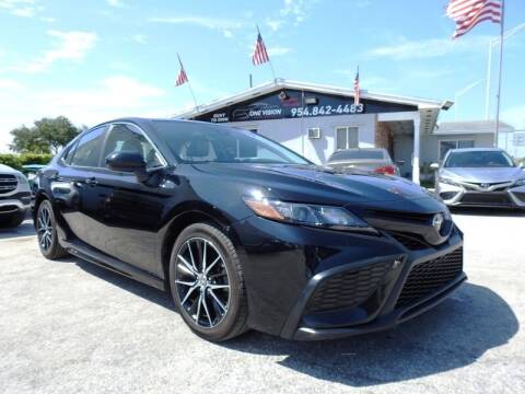 2021 Toyota Camry for sale at One Vision Auto in Hollywood FL