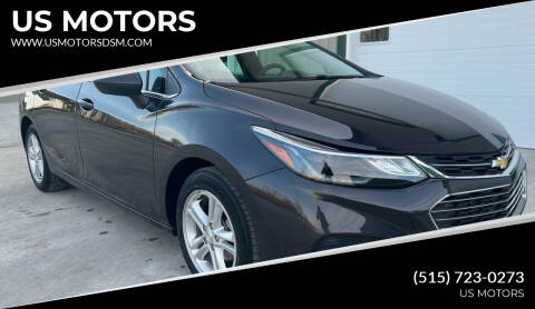 2017 Chevrolet Cruze for sale at US MOTORS in Des Moines IA