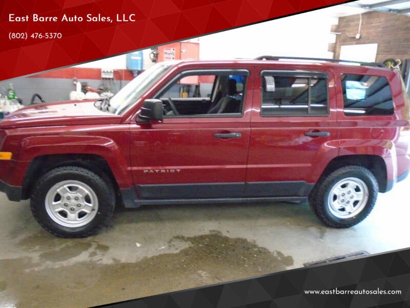 2016 Jeep Patriot for sale at East Barre Auto Sales, LLC in East Barre VT