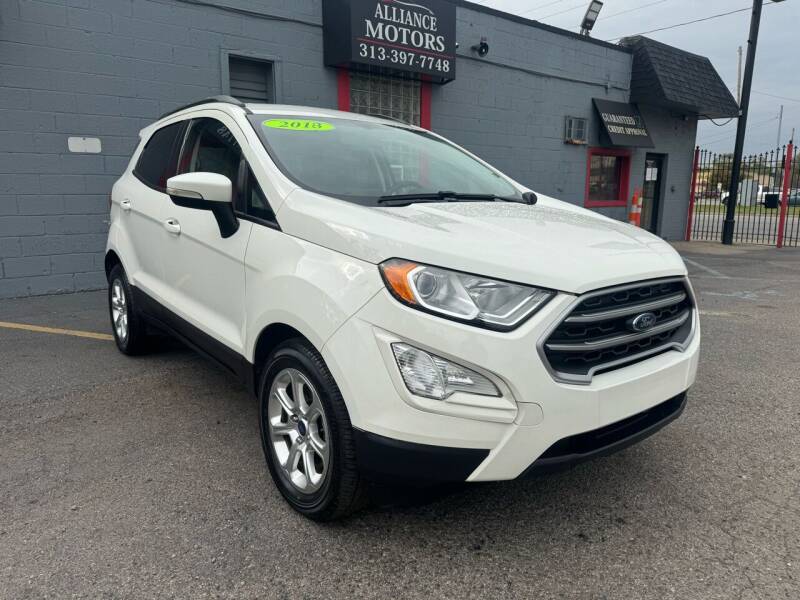 2018 Ford EcoSport for sale at Alliance Motors in Detroit MI