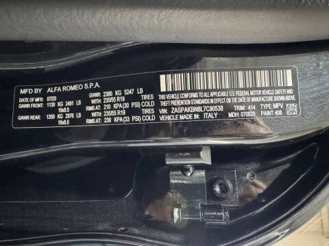 2020 Alfa Romeo Stelvio Ti