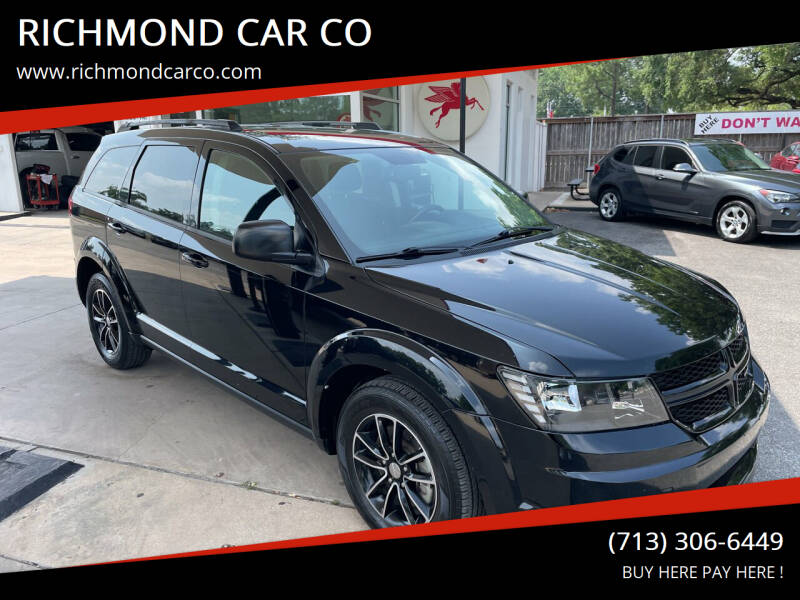 2017 Dodge Journey for sale at RICHMOND CAR CO in Richmond TX