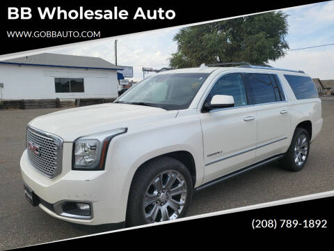 2015 GMC Yukon XL for sale at BB Wholesale Auto in Fruitland ID