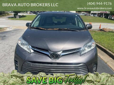 2018 Toyota Sienna for sale at BRAVA AUTO BROKERS LLC in Clarkston GA