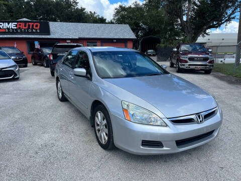 2006 Honda Accord for sale at Prime Auto Solutions in Orlando FL