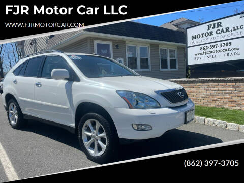 2009 Lexus RX 350 for sale at FJR Motor Car LLC in Mine Hill NJ