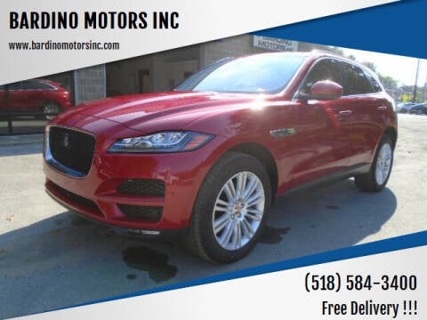 2020 Jaguar F-PACE for sale at BARDINO MOTORS INC in Saratoga Springs NY