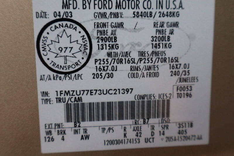 2003 Ford Explorer Sport Trac XLS