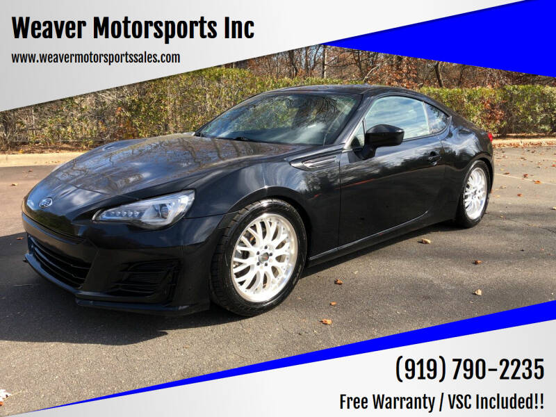 2017 Subaru BRZ for sale at Weaver Motorsports Inc in Cary NC