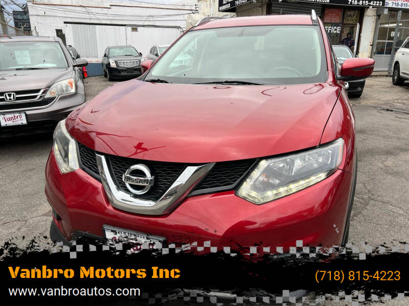 2016 Nissan Rogue for sale at Vanbro Motors Inc in Staten Island NY