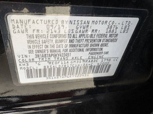 2019 Nissan Sentra SV