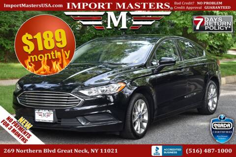 2017 Ford Fusion for sale at Import Masters in Great Neck NY