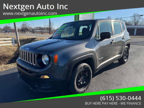 2018 Jeep Renegade for sale at Nextgen Auto Inc in Smithville TN