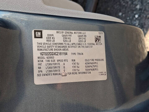 2012 GMC Sierra 2500HD Work Truck