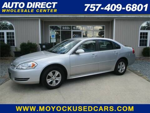 2012 Chevrolet Impala for sale at Auto Direct Wholesale Center in Moyock NC