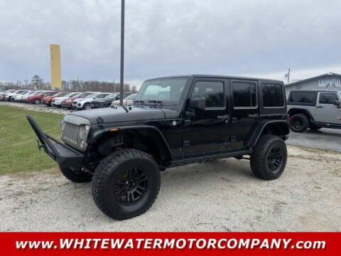 2013 Jeep Wrangler Unlimited for sale at WHITEWATER MOTOR CO in Milan IN